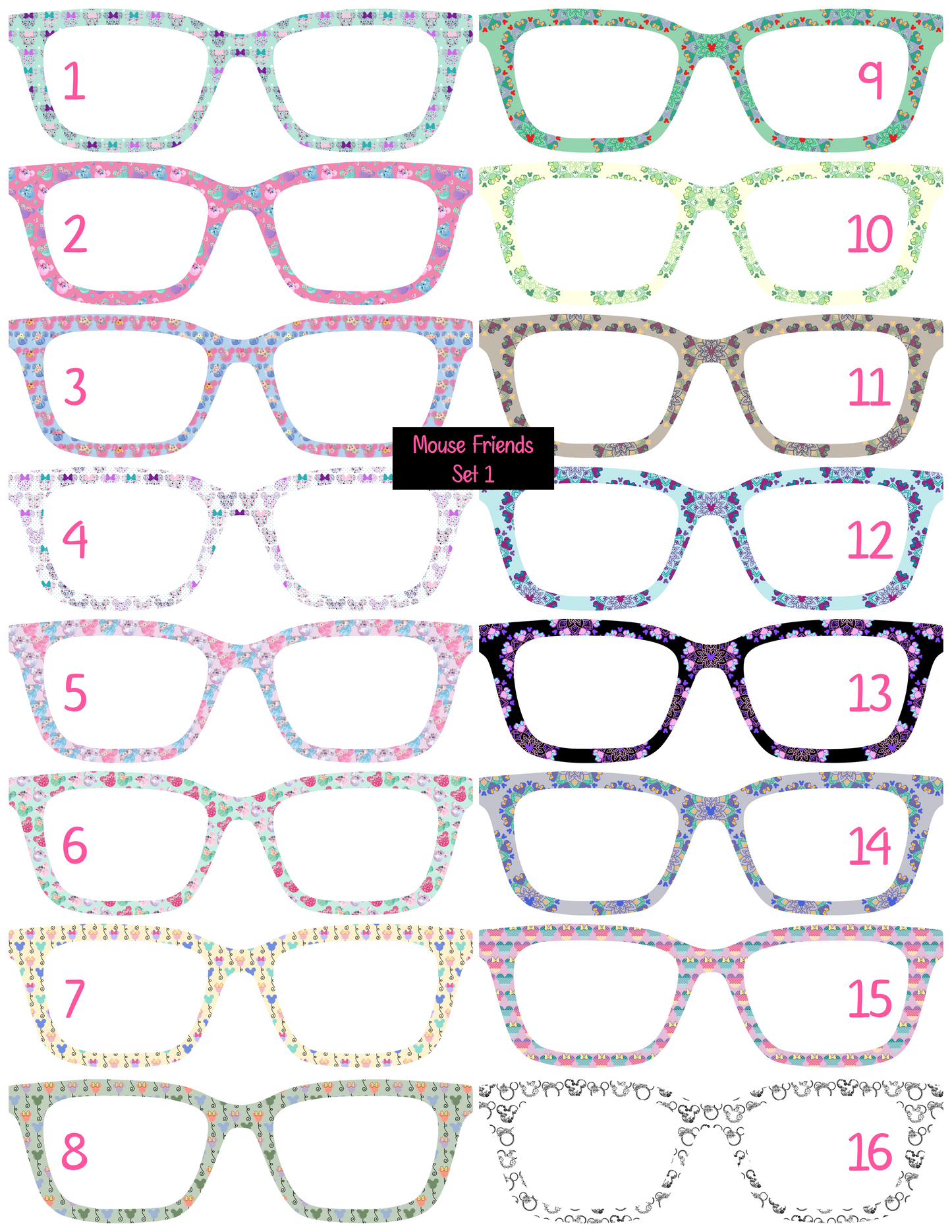 Mouse Friends ~ Minnie Floral