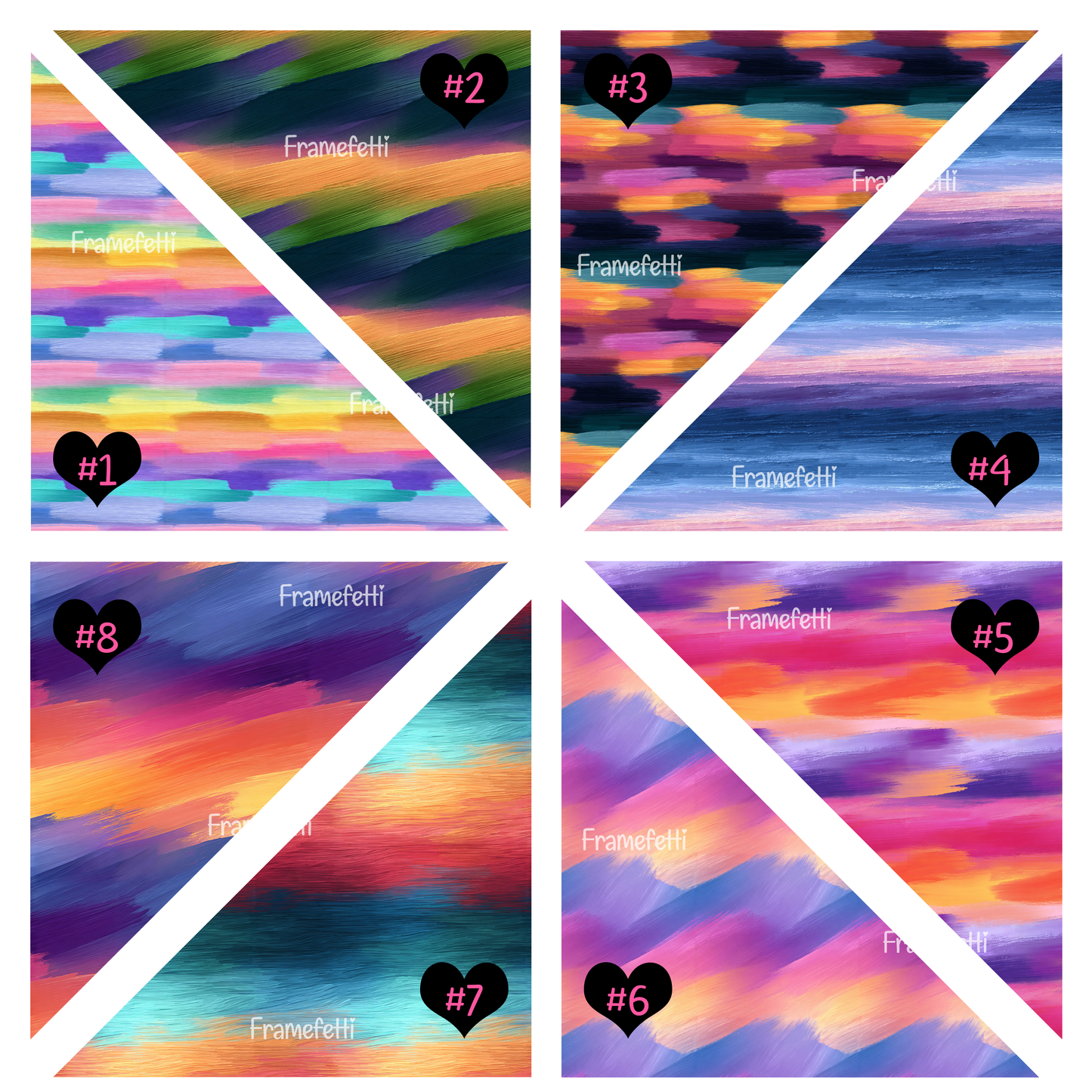 Watercolor Stripes 1