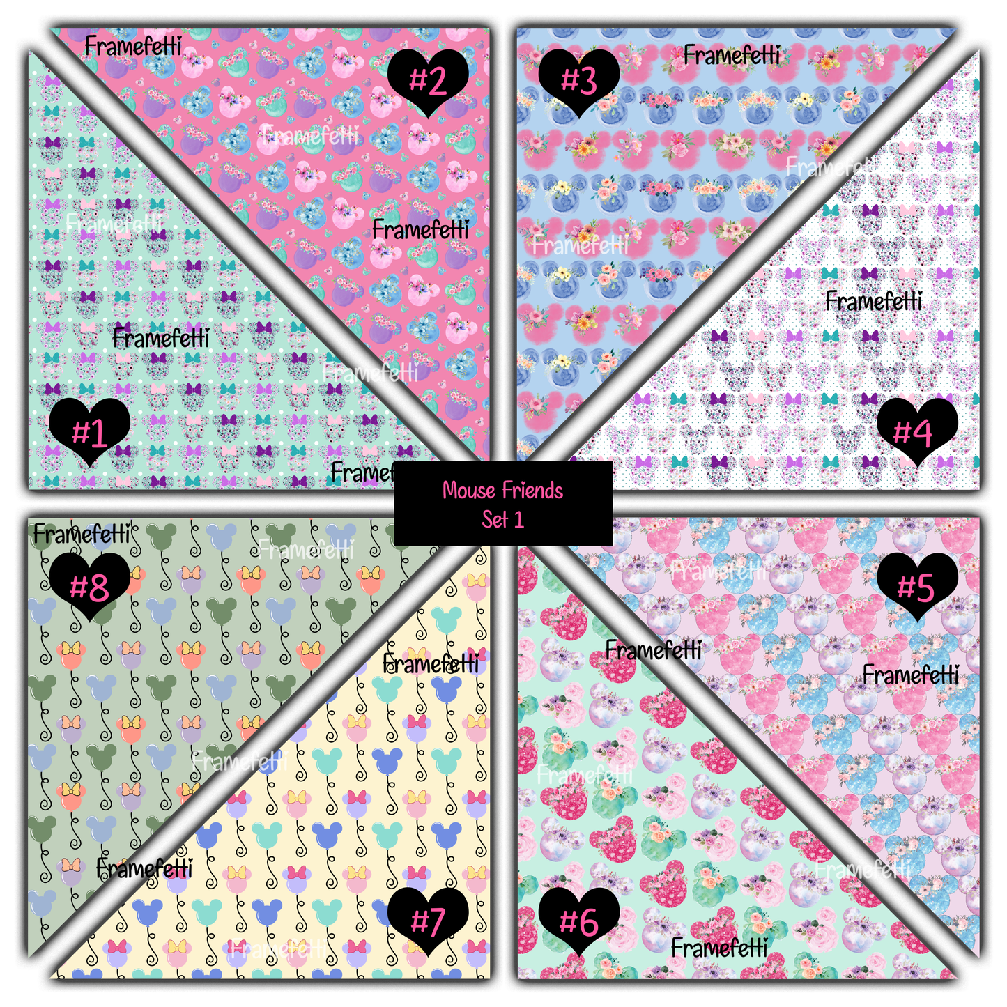 Mouse Friends ~ Minnie Floral