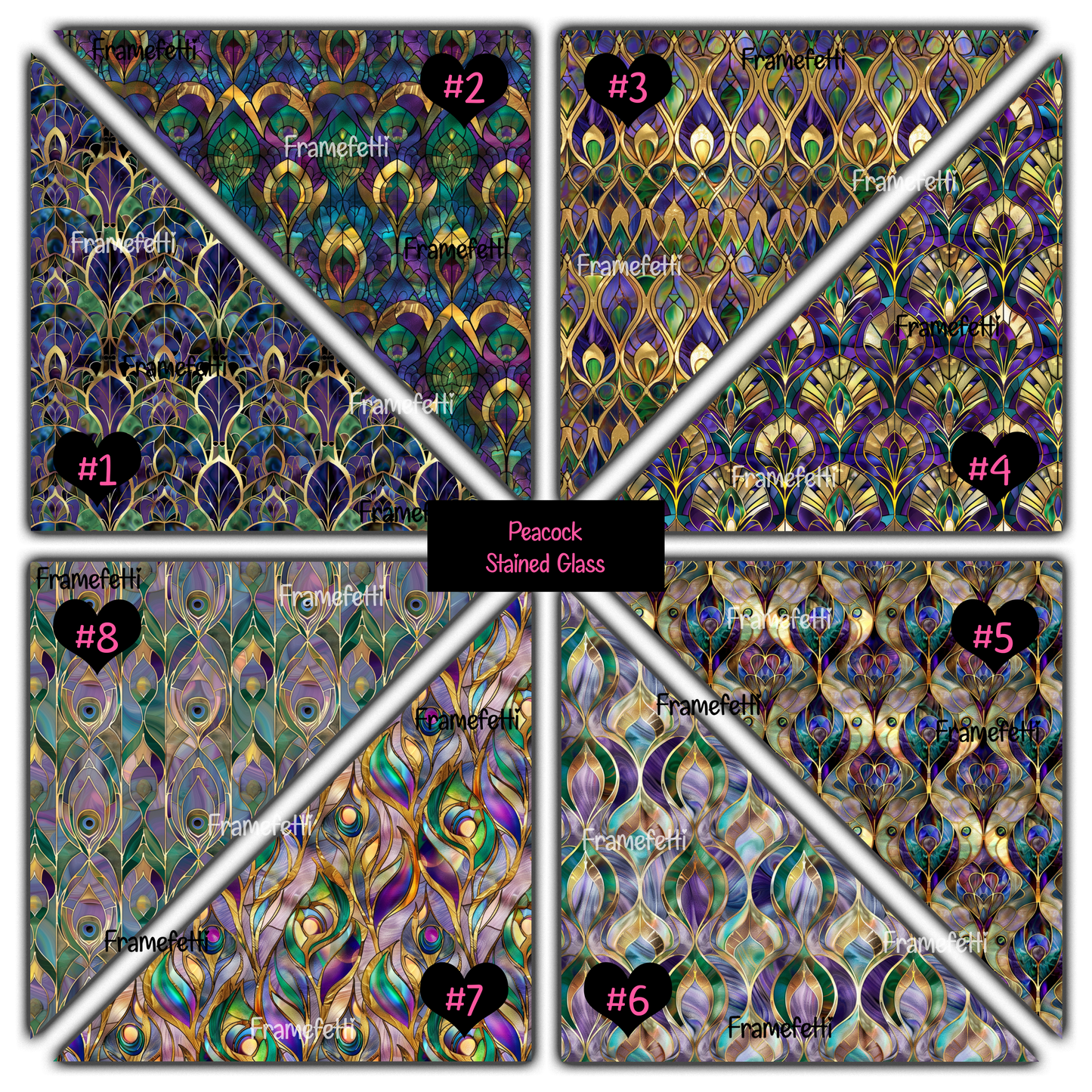 Peacock Stained Glass