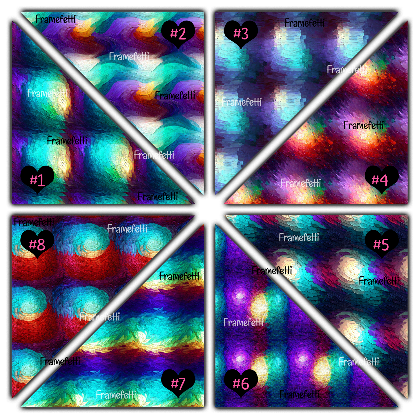 Abstract Acrylic Paints ~ Set 2