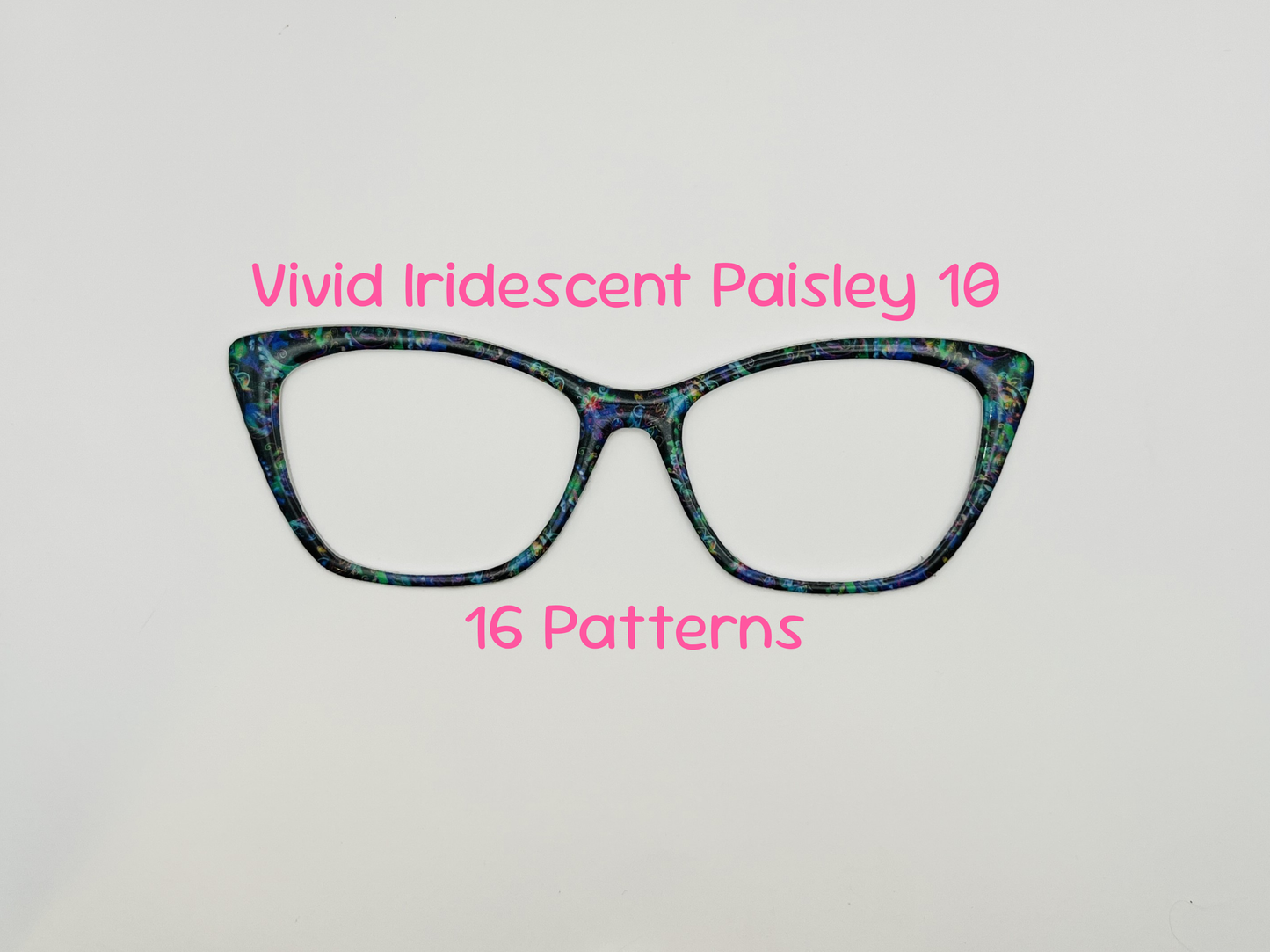 Vivid Iridescent Paisley