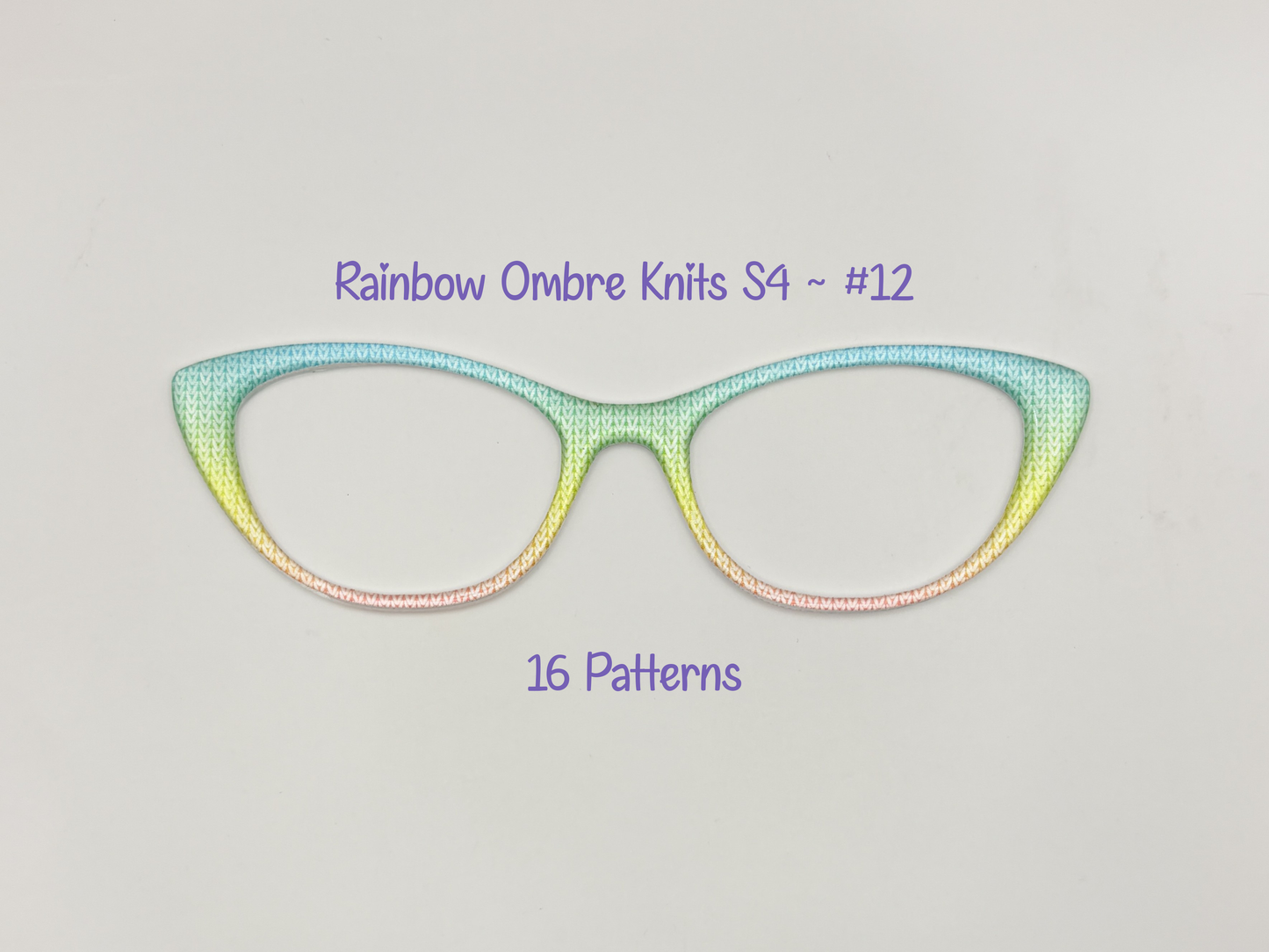 Rainbow Ombre Knits Set 4