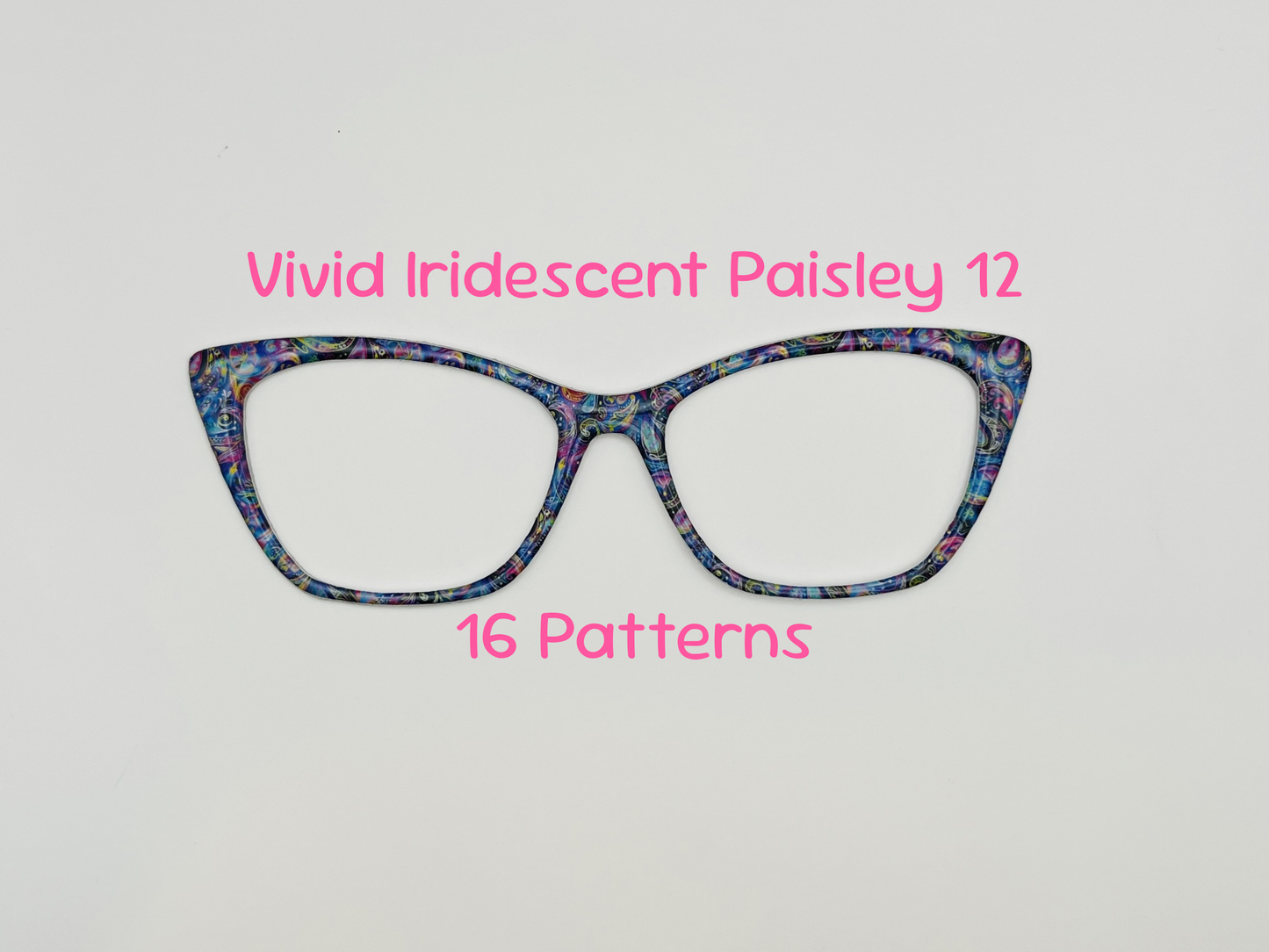 Vivid Iridescent Paisley