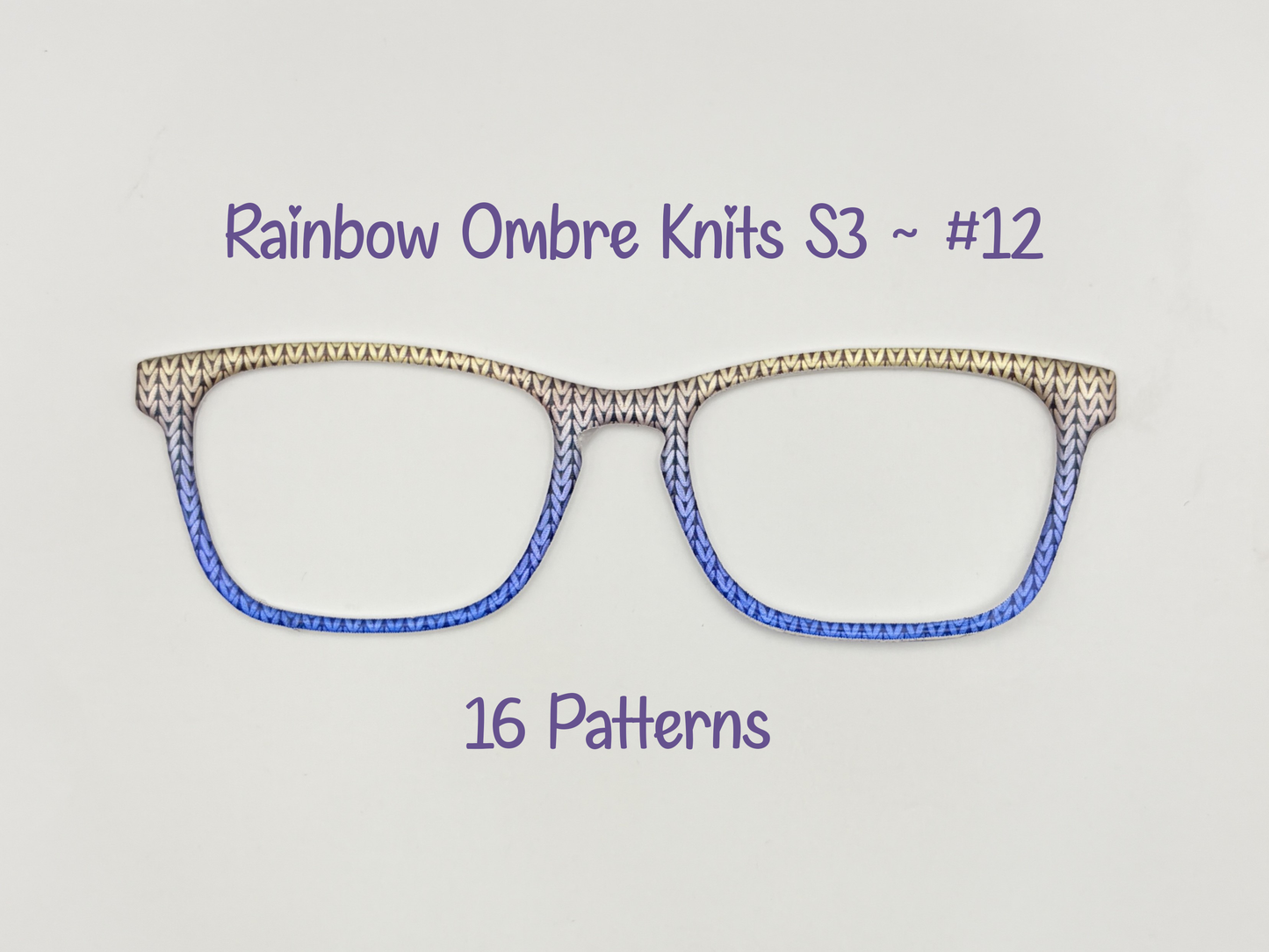 Rainbow Ombre Set 3 ~ Knits