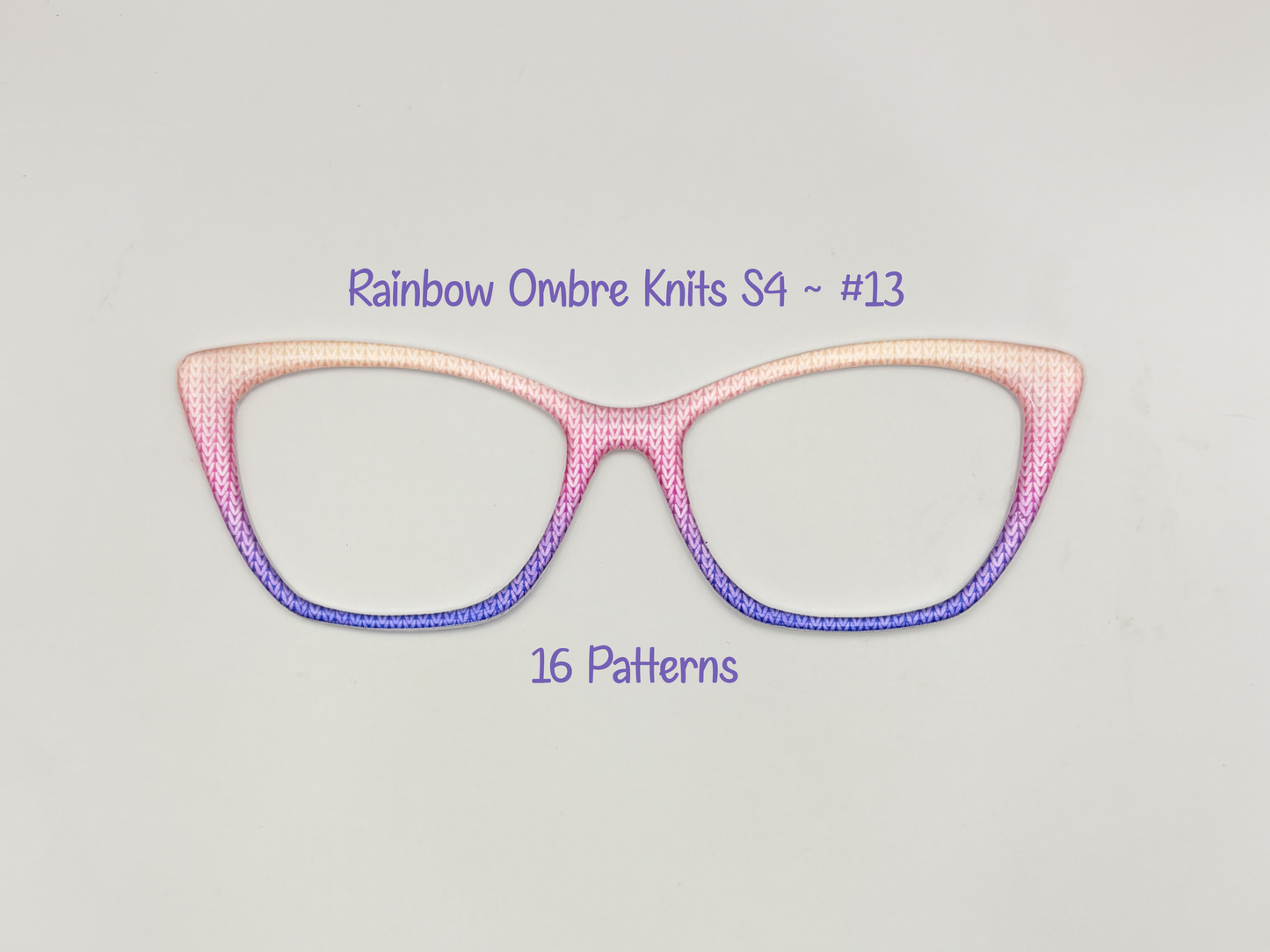 Rainbow Ombre Knits Set 4