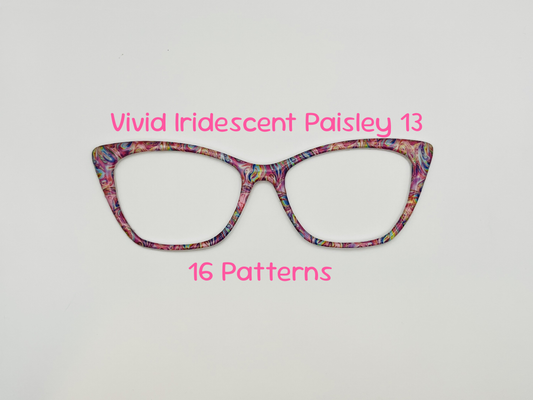 Vivid Iridescent Paisley