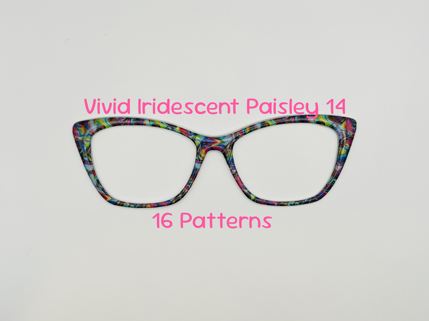 Vivid Iridescent Paisley