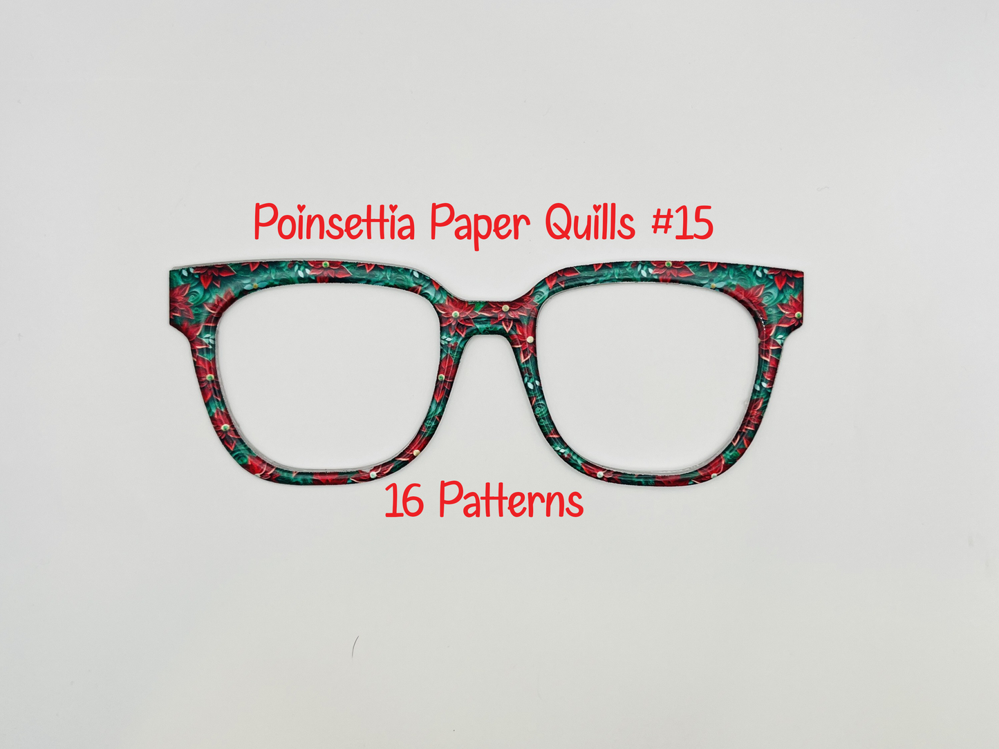 Poinsettia Paper Quills