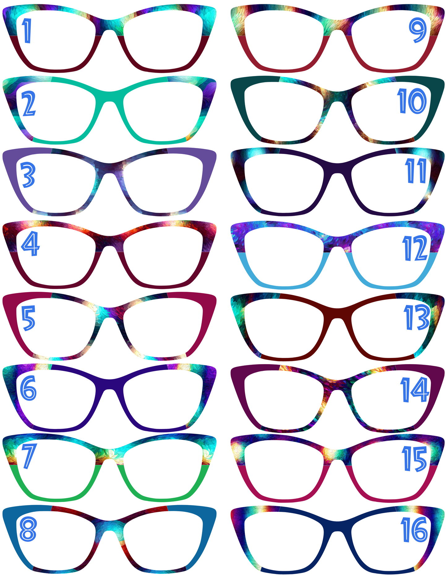 Abstract Acrylic Paints ~ Set 2