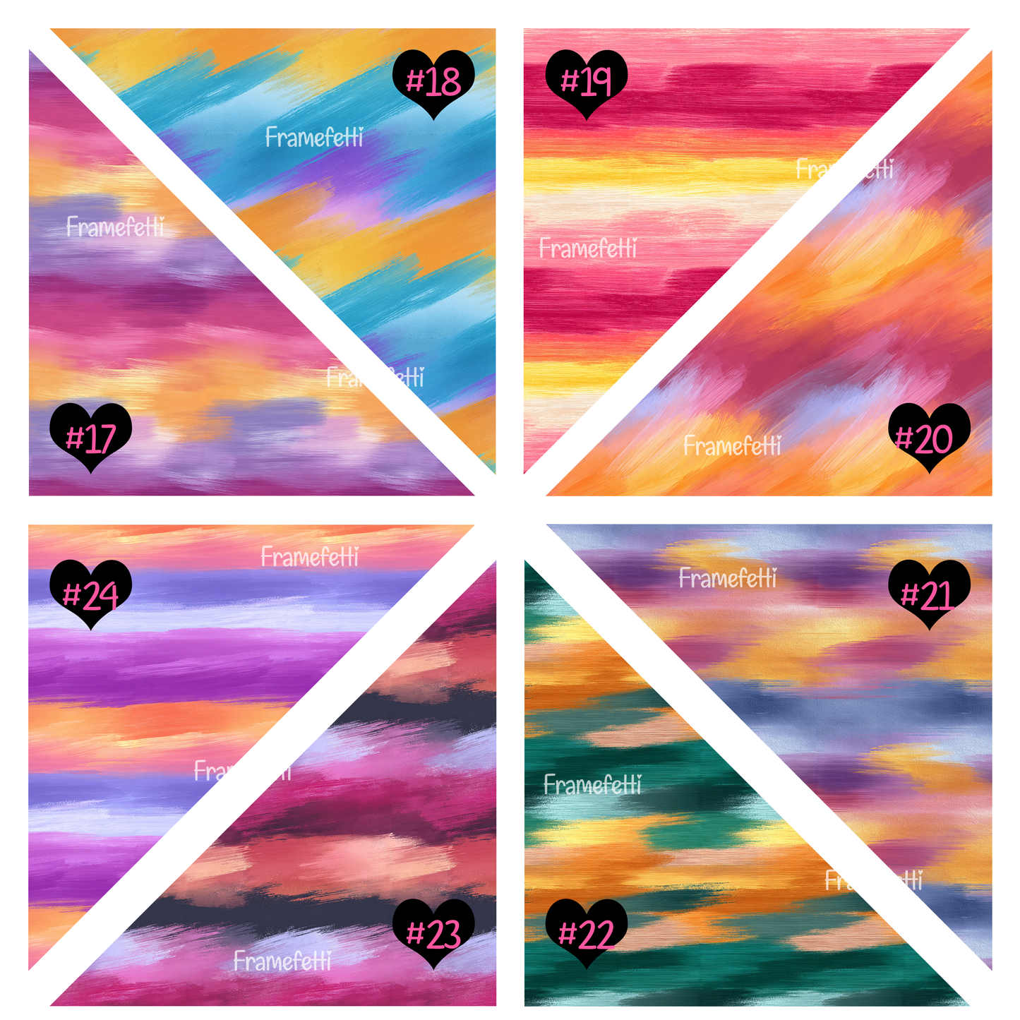 Watercolor Stripes 1