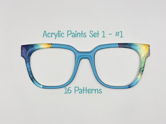 Abstract Acrylic Paints ~ Set 1