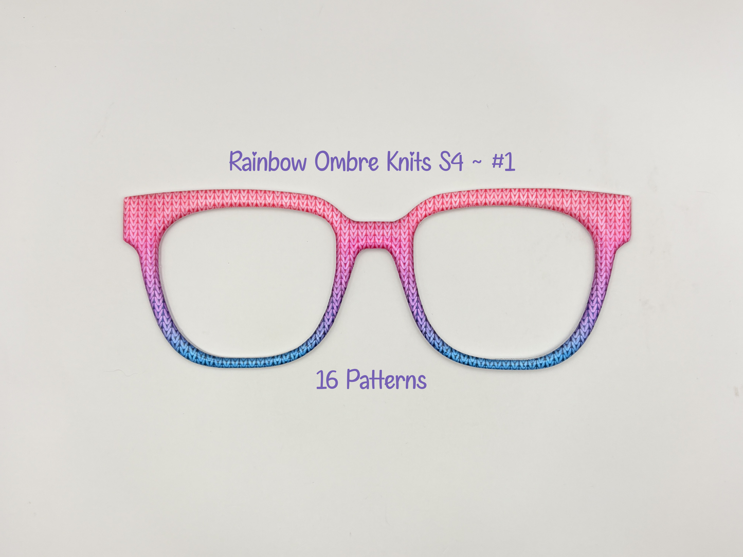 Rainbow Ombre Knits Set 4