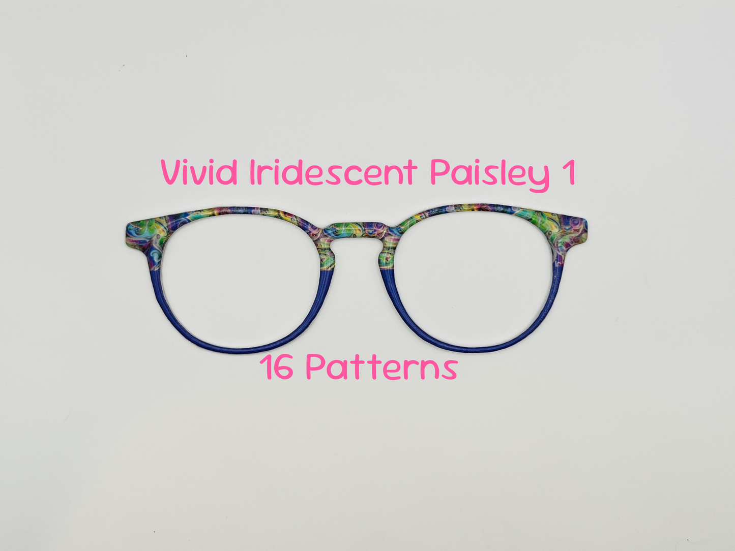 Vivid Iridescent Paisley