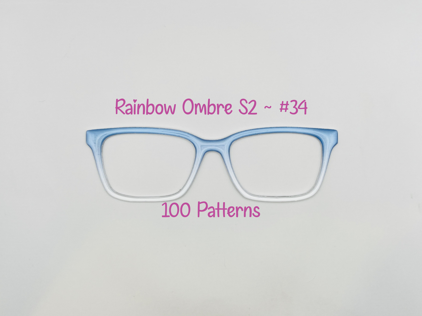 Rainbow Ombre Set 2 ~ Fades to White