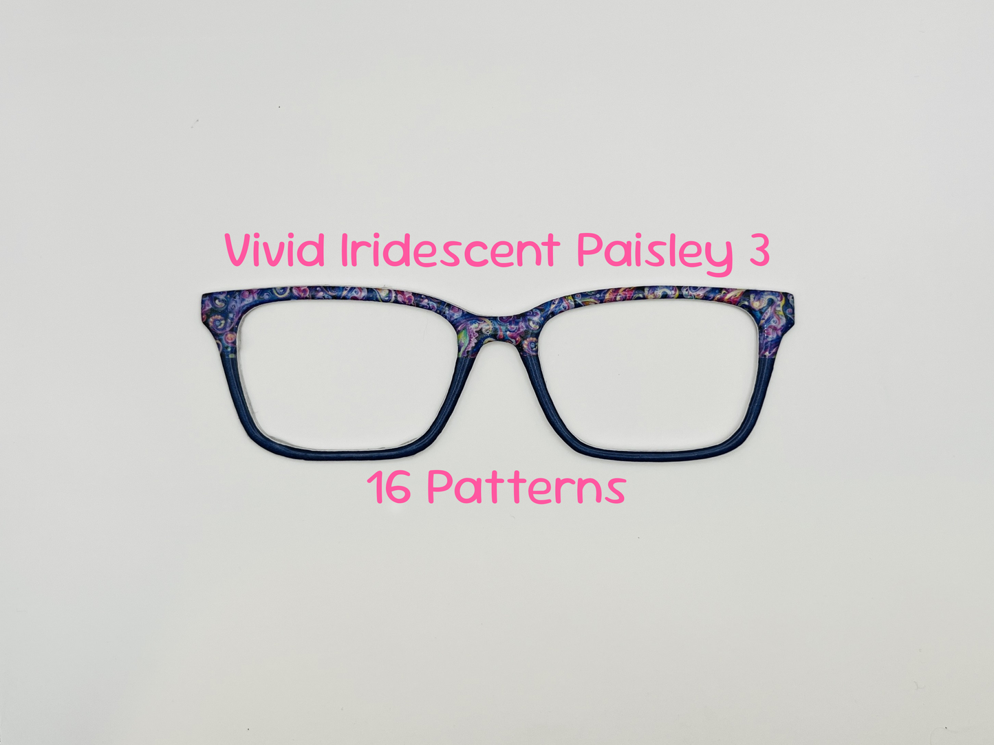 Vivid Iridescent Paisley