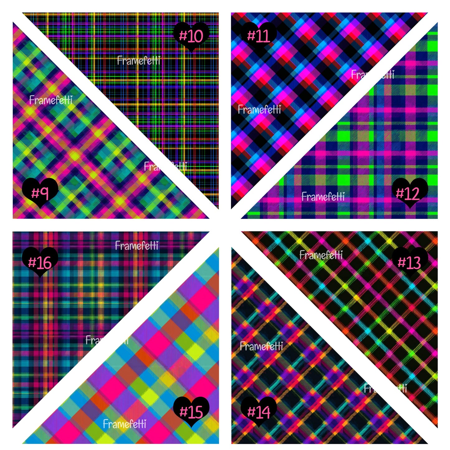 Fluorescent Plaid