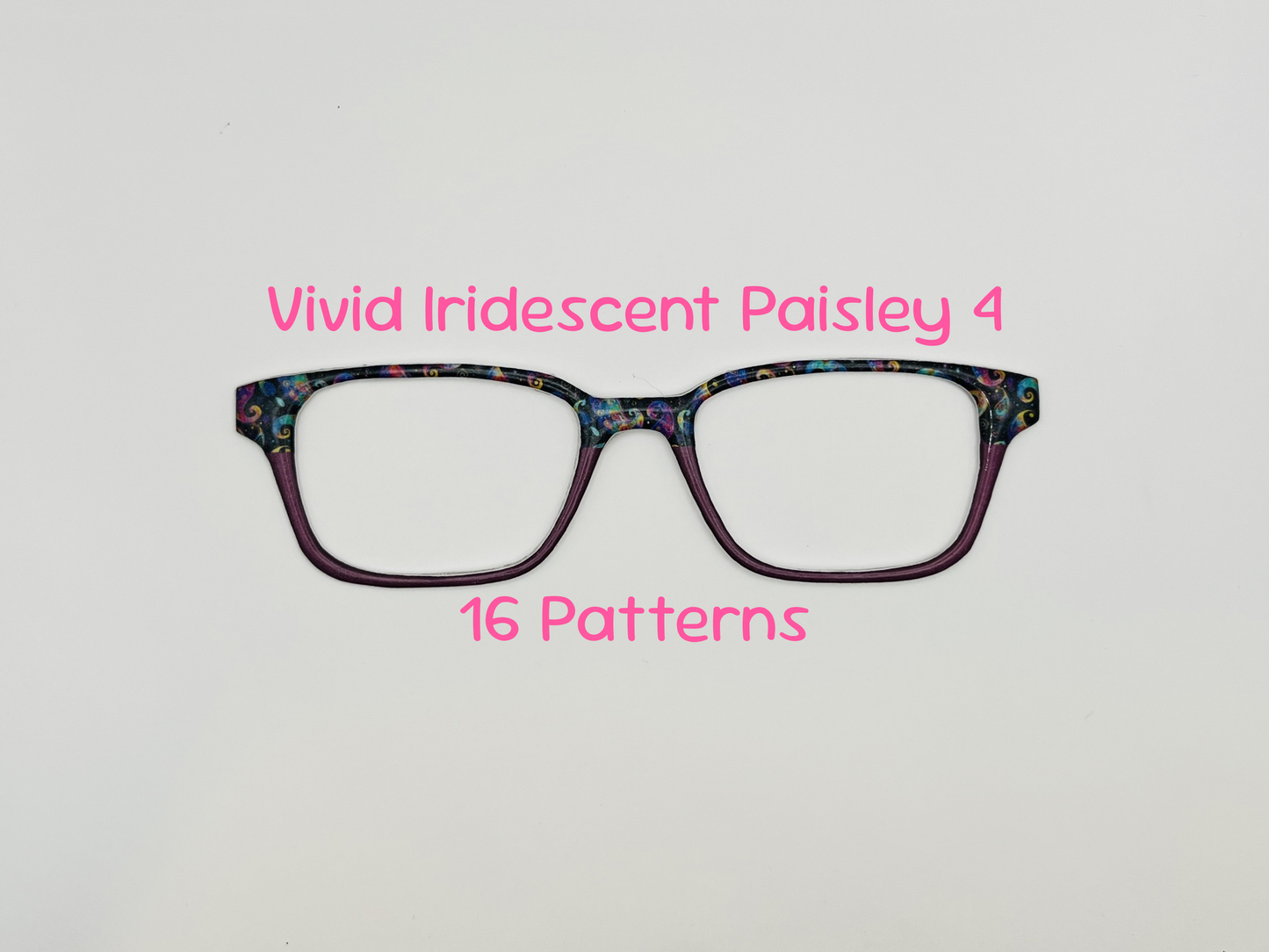 Vivid Iridescent Paisley