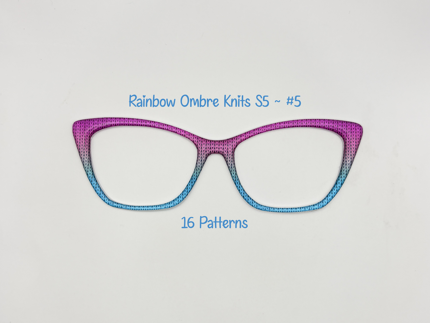 Rainbow Ombre Knits Set 5