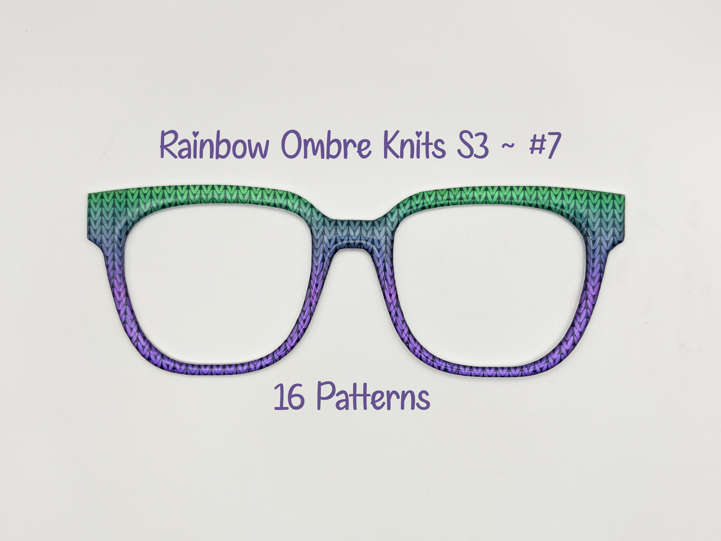 Rainbow Ombre Set 3 ~ Knits