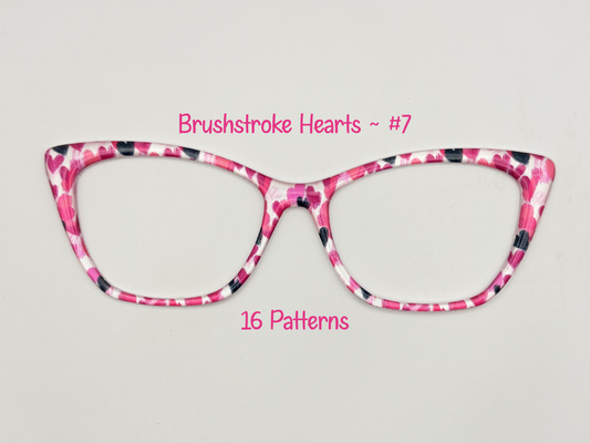 Brushstroke Hearts