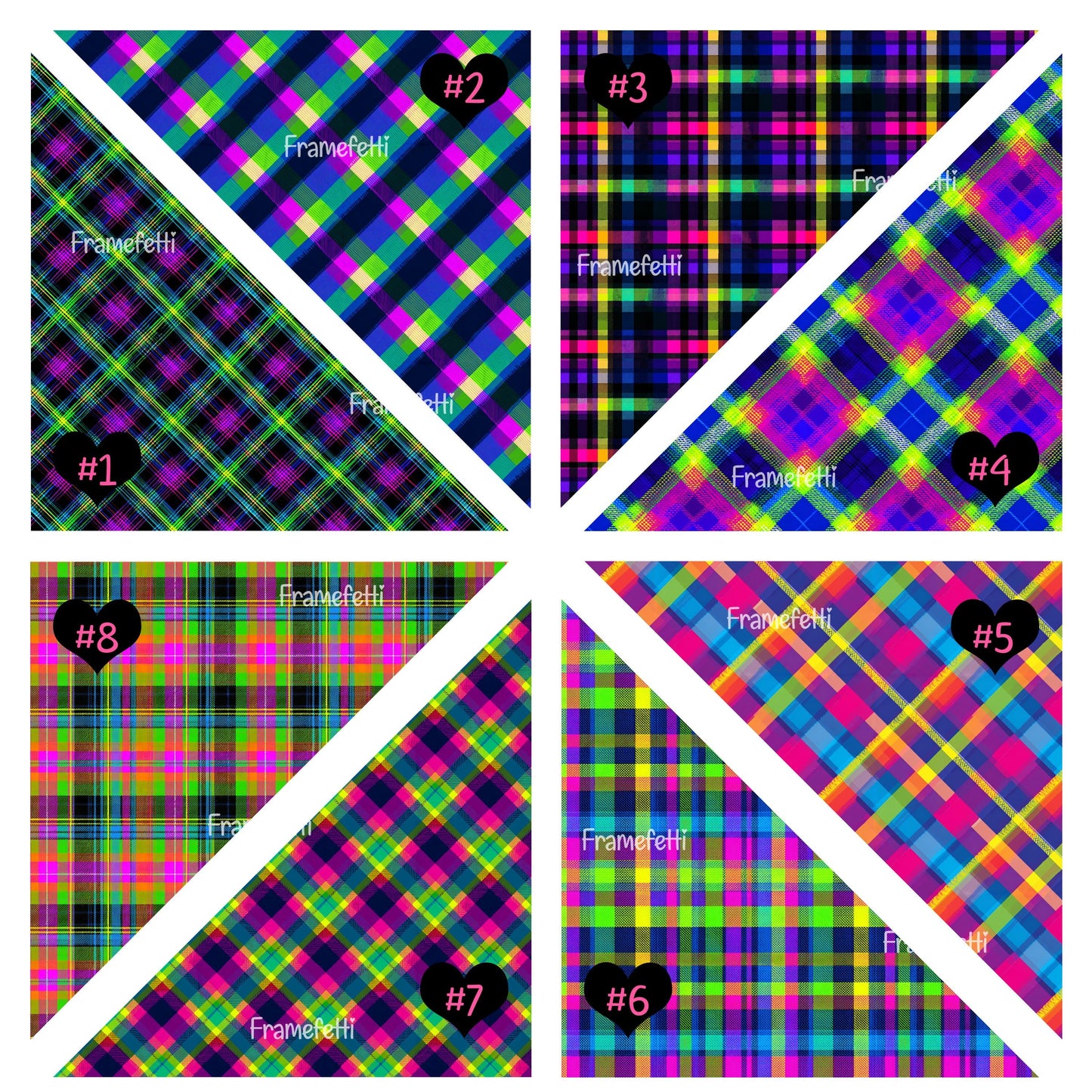 Fluorescent Plaid