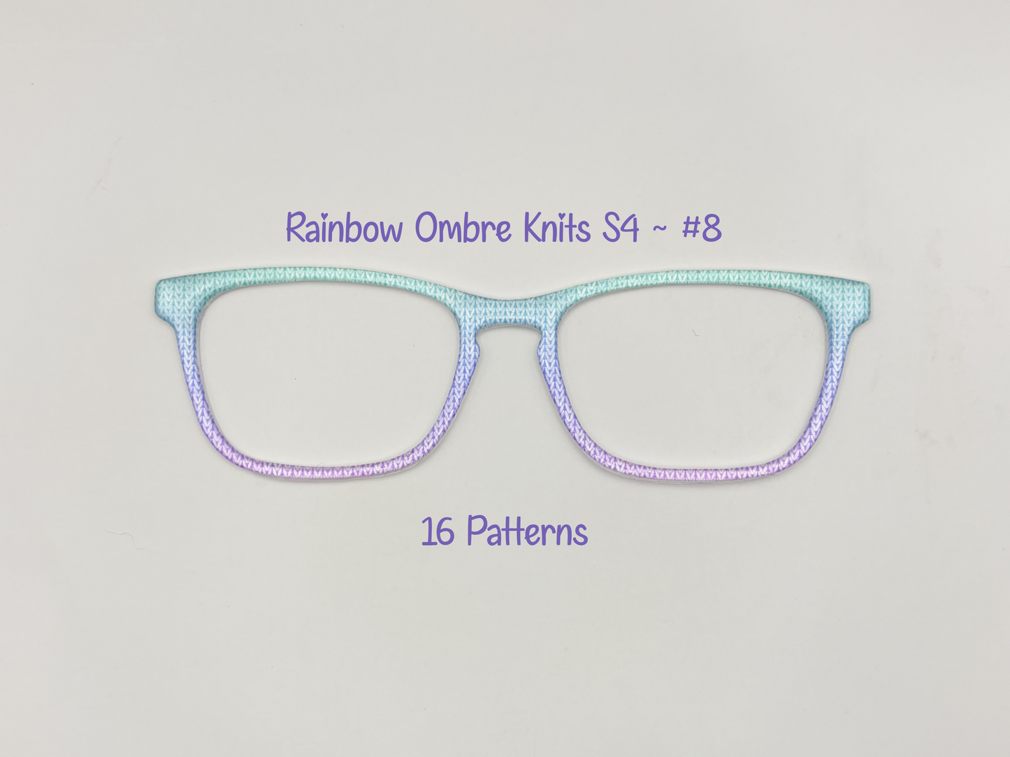 Rainbow Ombre Knits Set 4