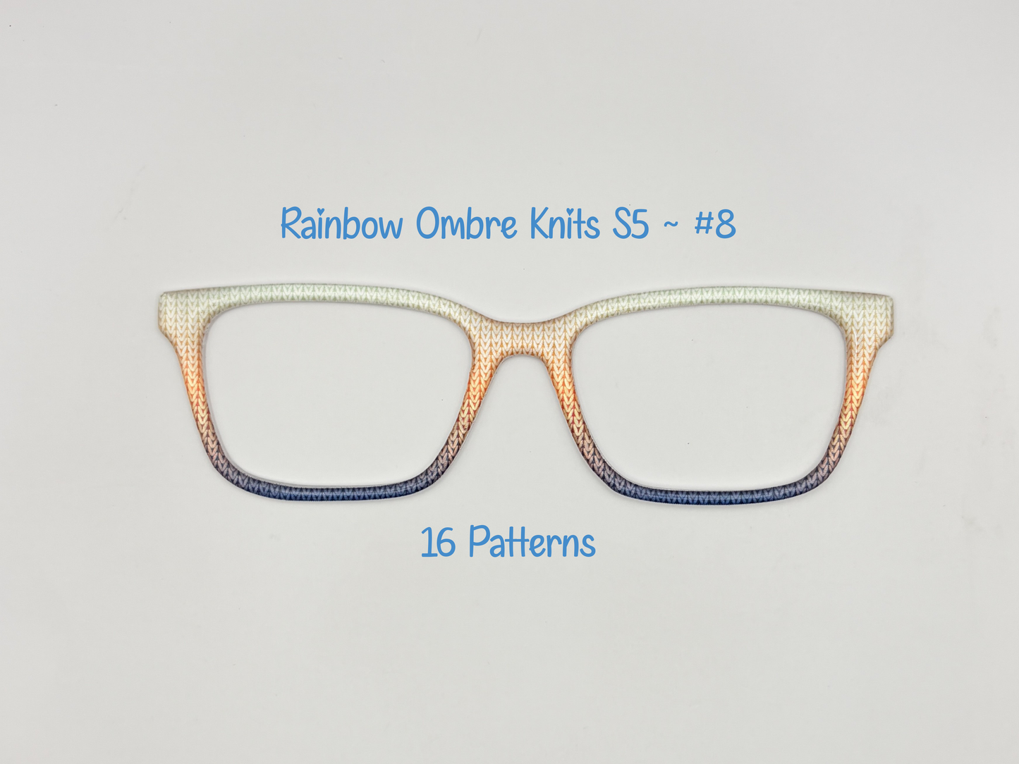 Rainbow Ombre Knits Set 5