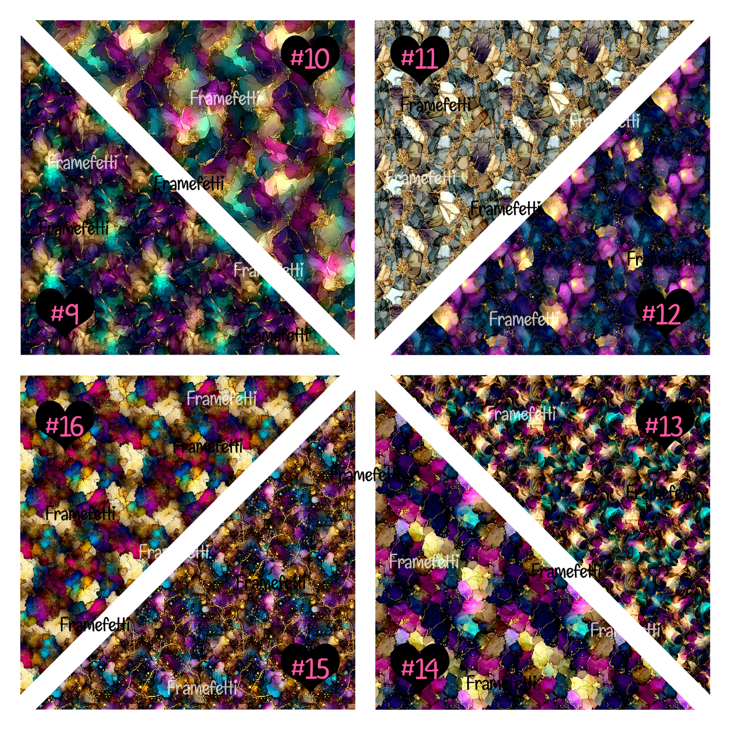 Alcohol Inks ~ Set 4