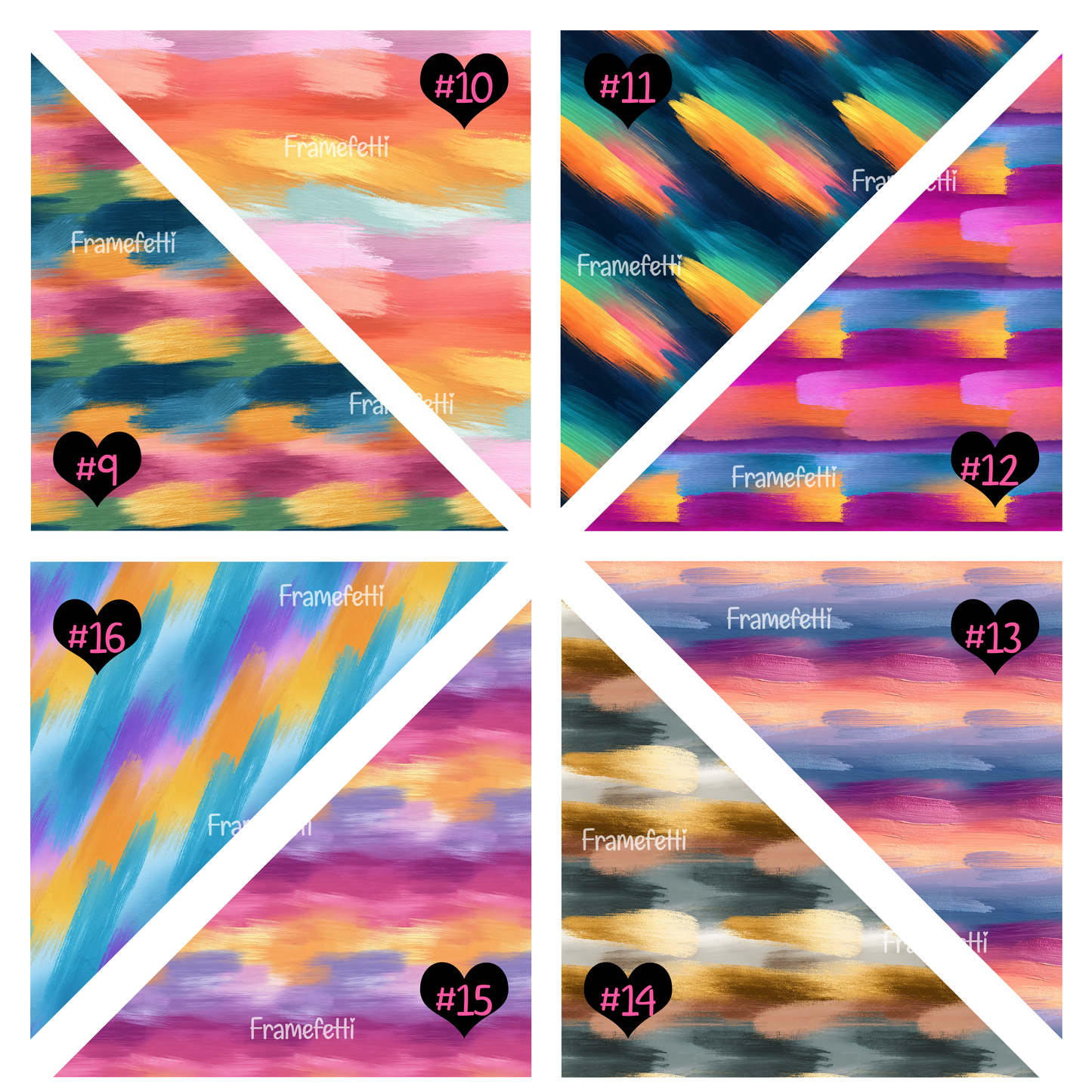 Watercolor Stripes 1