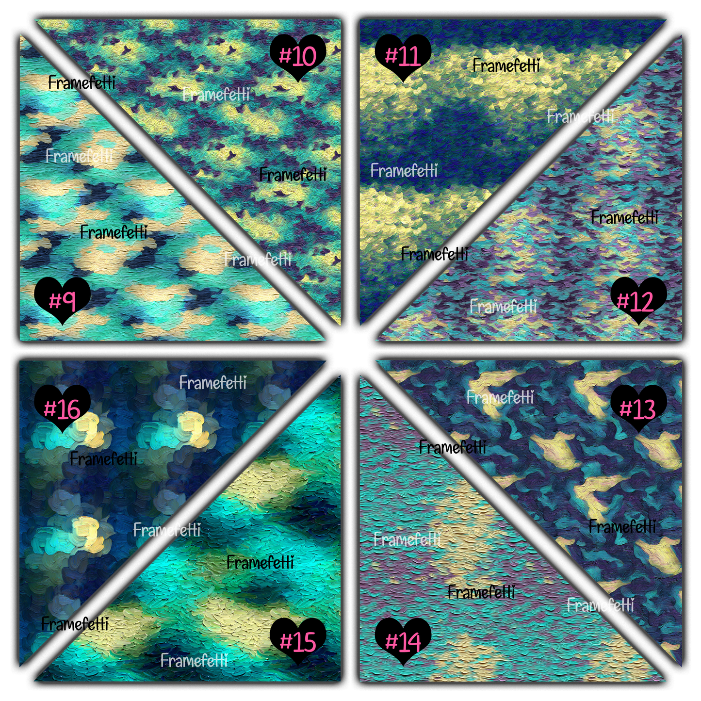 Abstract Acrylic Paints ~ Set 1