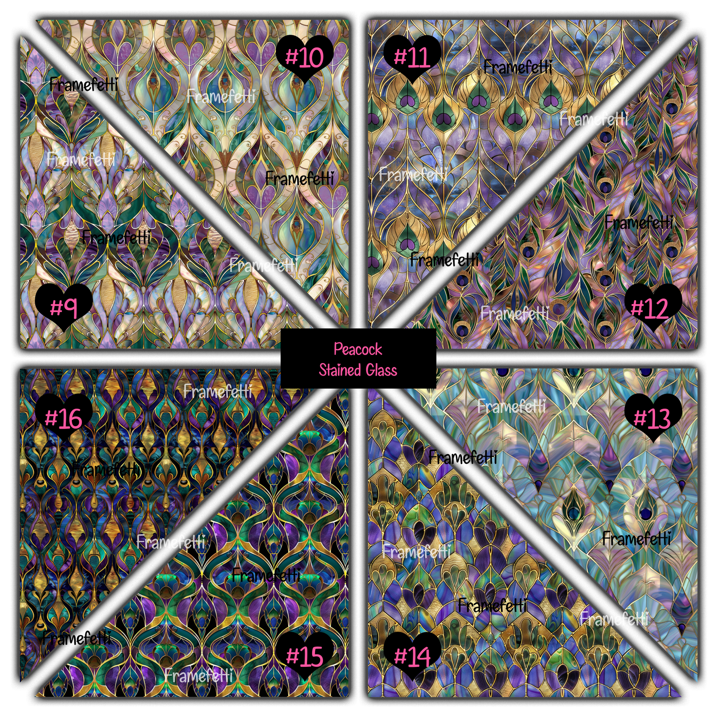 Peacock Stained Glass