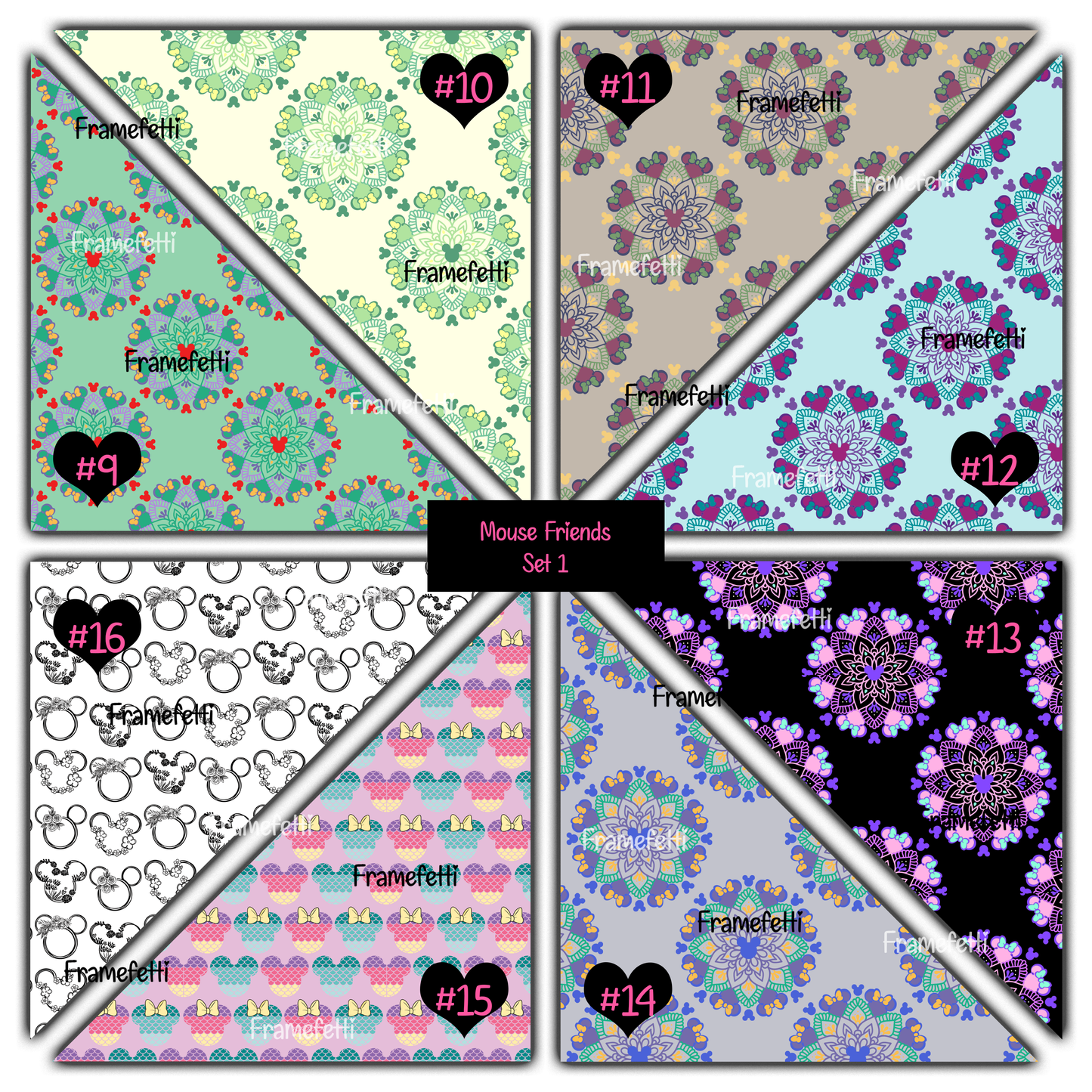 Mouse Friends ~ Minnie Floral