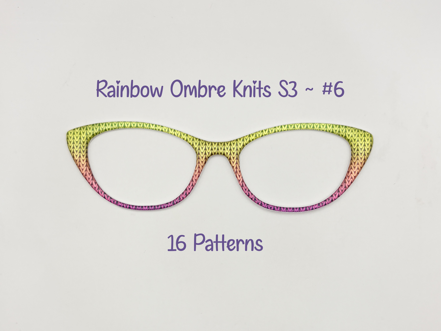 Rainbow Ombre Set 3 ~ Knits