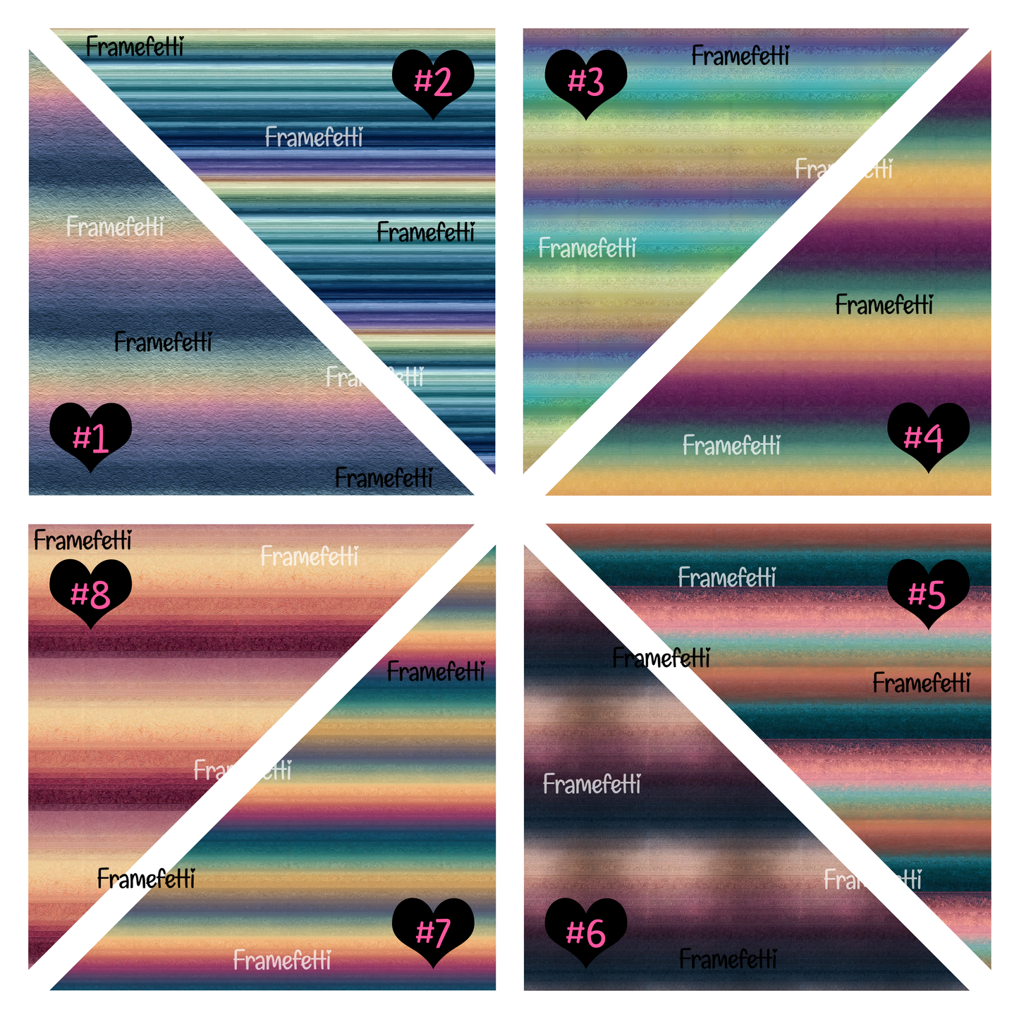 Textured Stripes Set 1