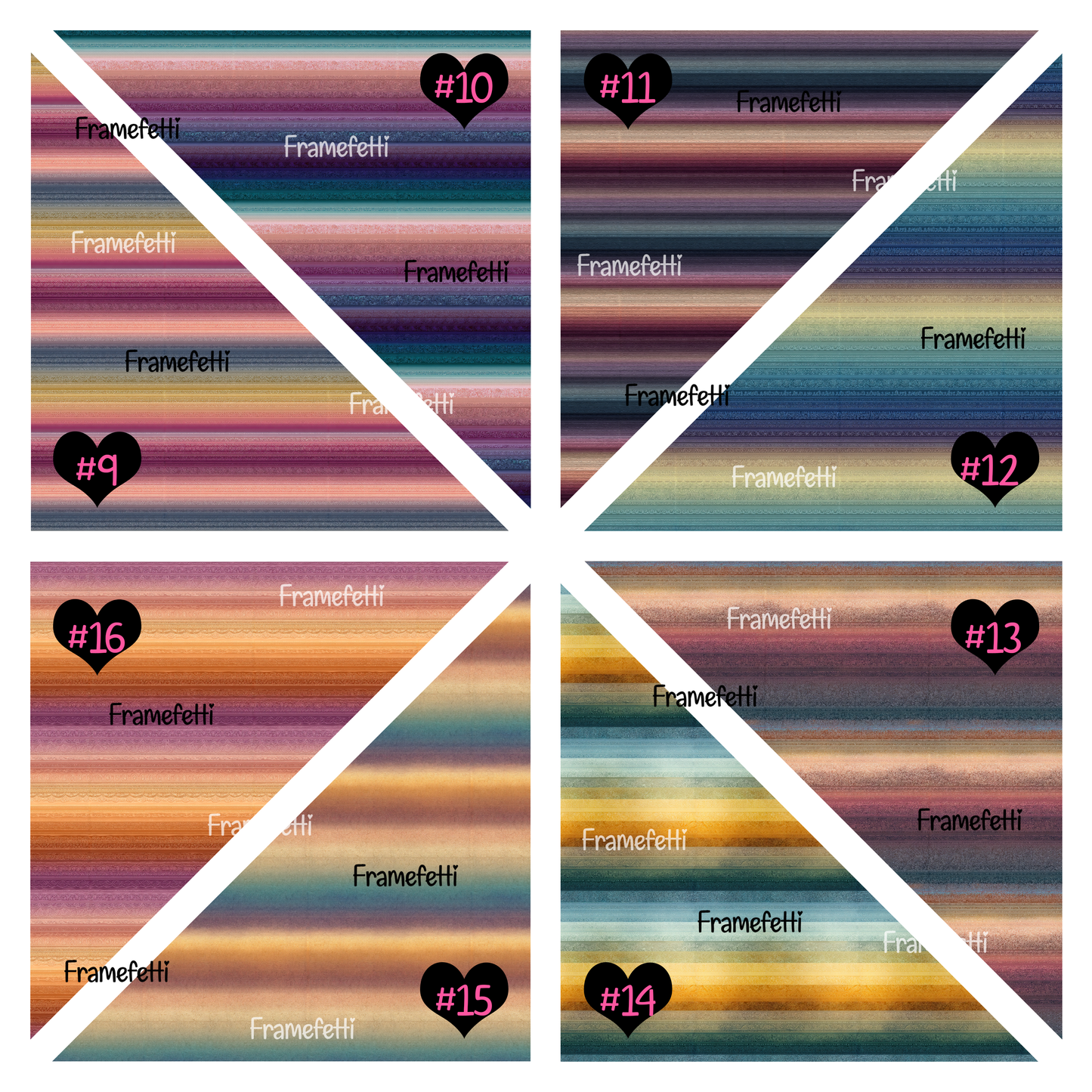 Textured Stripes Set 1