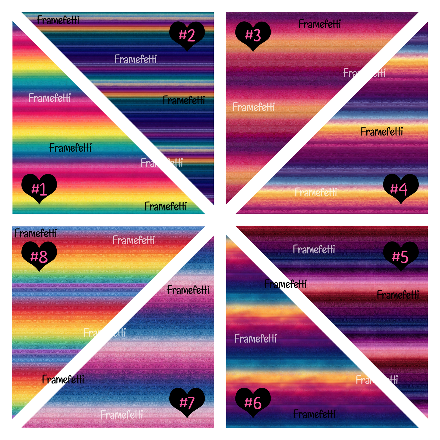 Textured Stripes Set 3